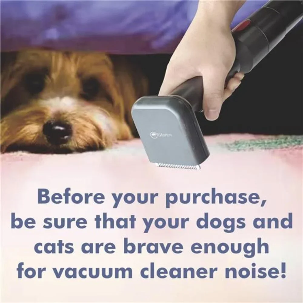 Pet Vacuum Grooming Brush Hair Comb Shedding Deshedding Attachment Tool